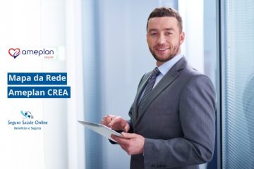 Mapa da Rede Ameplan CREA