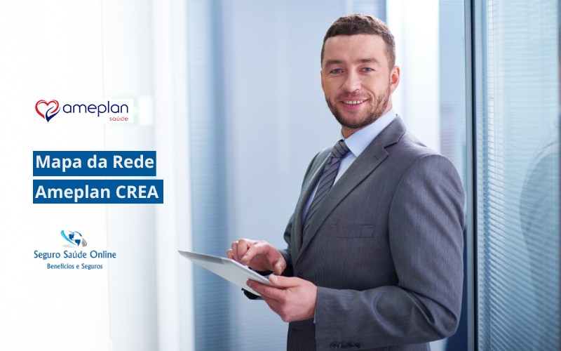 Mapa da Rede Ameplan CREA