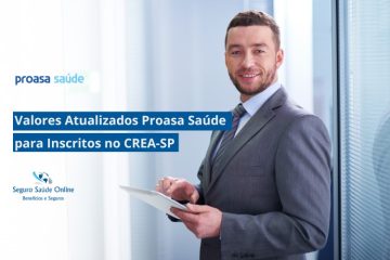 Valores Atualizados Proasa Saúde para Inscritos no CREA-SP