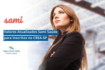 Valores Atualizados Sami Saúde para Inscritos no CREA-SP