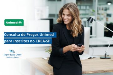 Consulta de Preços Seguros Unimed para Inscritos no CREA-SP